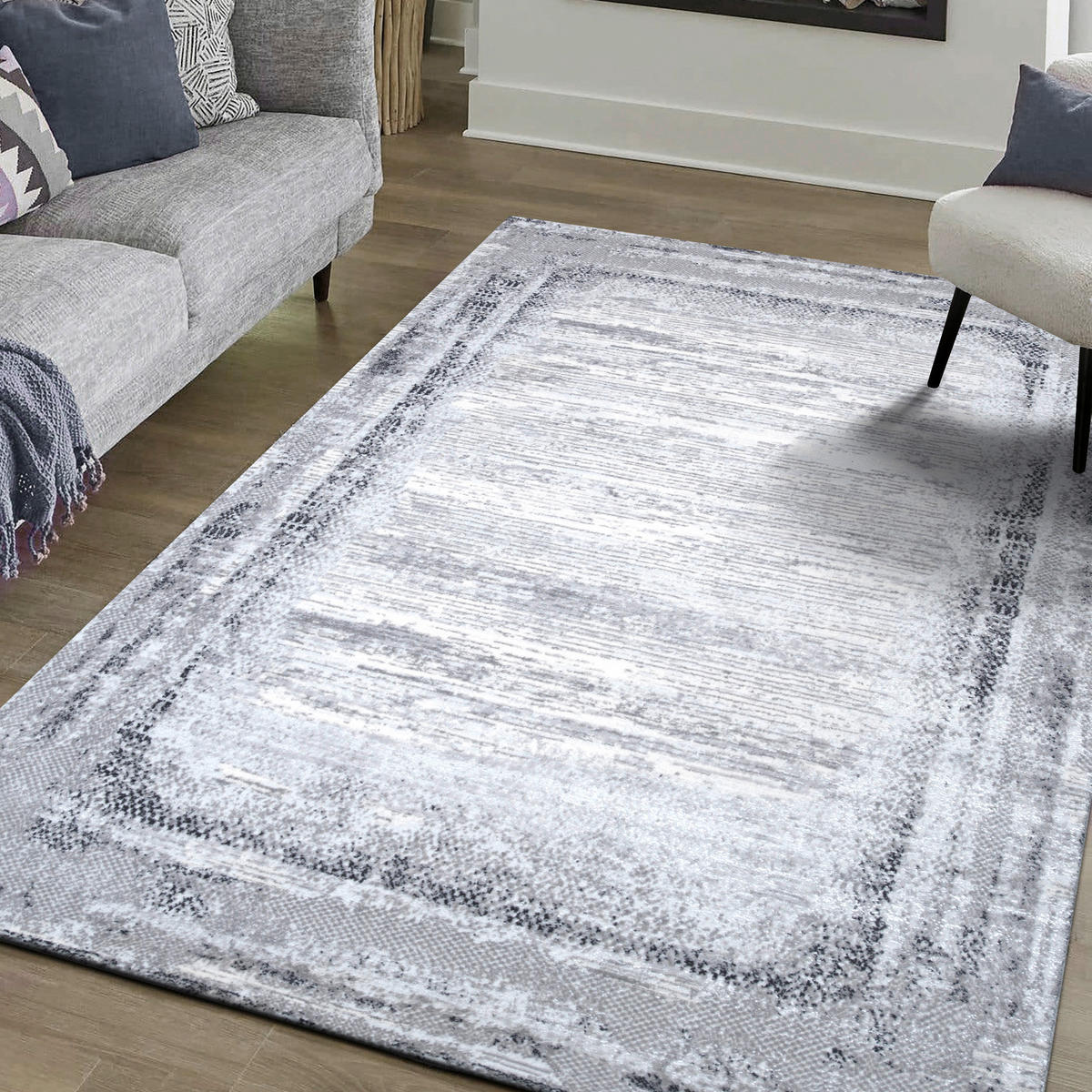 Sanat Teppich Harmony hellgrau B/L: ca. 160x220 cm Harmony - hellgrau (160,00/220,00cm) - Sanat