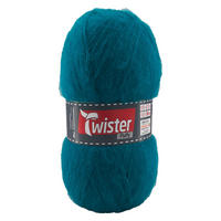 Handstrickgarn Fluffy petrol L: ca. 16000 cm Fluffy - petrol (16000,00cm) - Twister