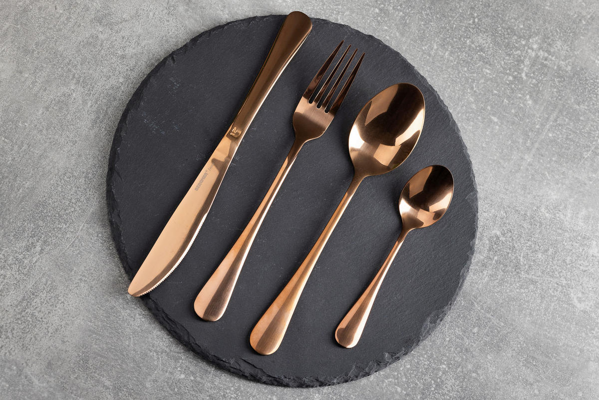 BERGNER Besteckset Copper Kupfer Edelstahl 16 tlg. Copper - Kupfer - BERGNER