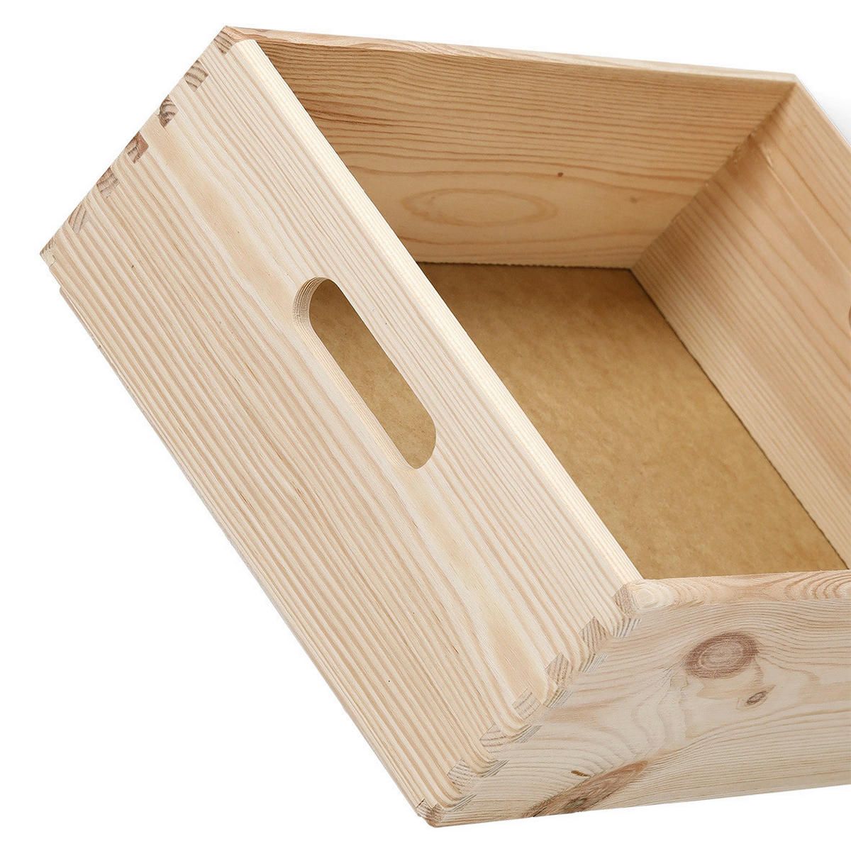 Zeller Allzweckkiste natur Kiefer B/H/L: ca. 40x15x30 cm Allzweckkiste - natur (30,00/40,00/15,00cm) - Zeller