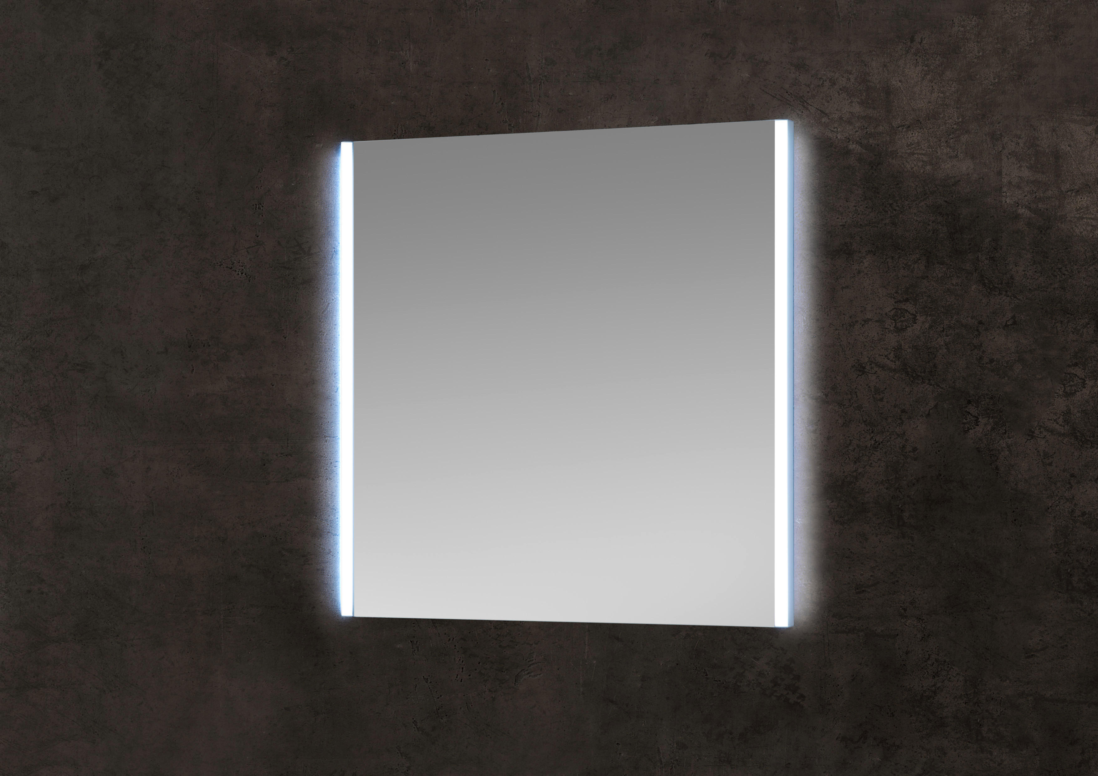 Wandspiegel SP2 Alu Optik B/H/T: ca. 63x65x3 cm SP2 - Alu/kaltweiß (63,00/65,00/3,00cm)