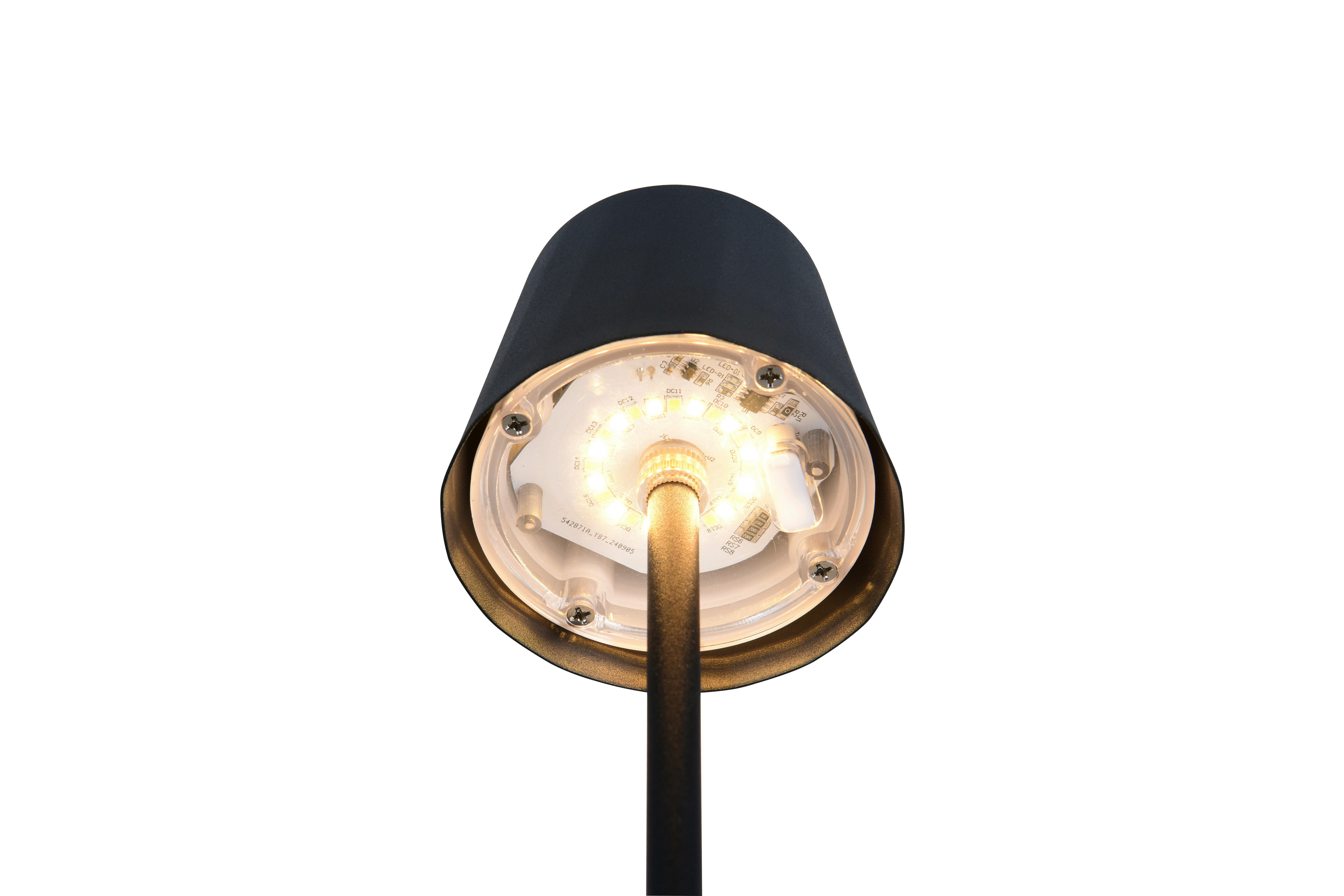 Reality LED Tischleuchte DIAZ mattschwarz Metall H: ca. 21 cm 1 Brennstellen Diaz - mattschwarz (21,00cm) - Reality