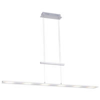 Just Light Pendelleuchte 15880-55 Nele silber Metall Kunststoff B/H/T: ca. 130x150x12 cm LED-Pendelleuchte_Nele stahl - silber (130,00/150,00/12,00cm) - Just Light