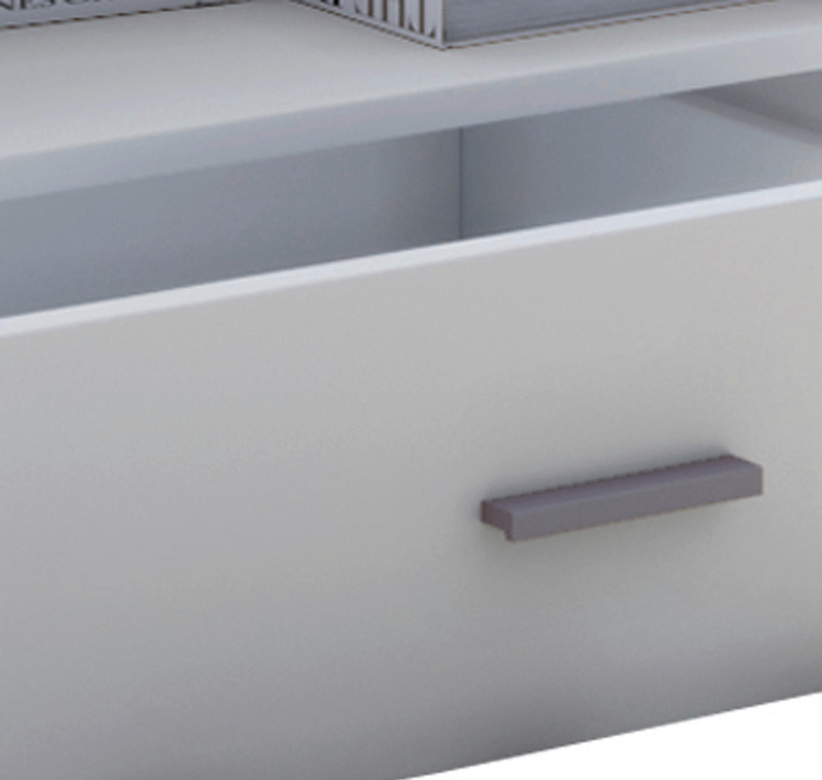 Couchtisch Junata weiß B/H/T: ca. 110x44x52 cm Junata - weiß (110,00/44,00/52,00cm) - VCM Möbel