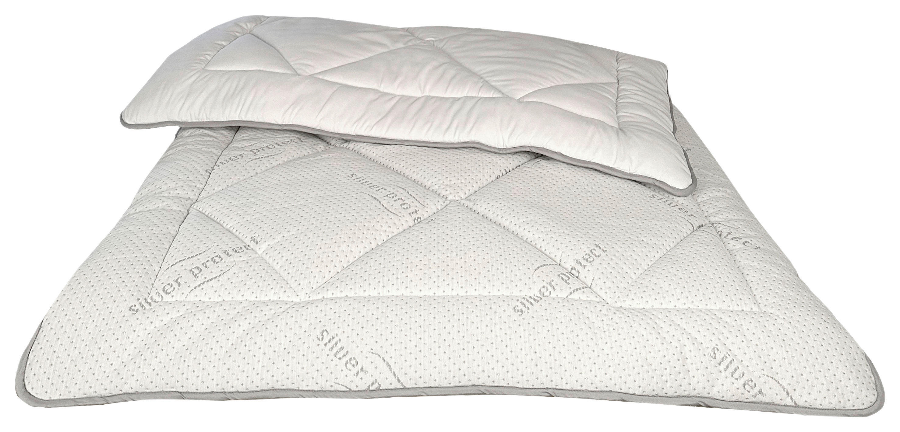 Steppbett Steppbett_Silver_Protect 135x200cm - weiß (135,00/200,00cm)