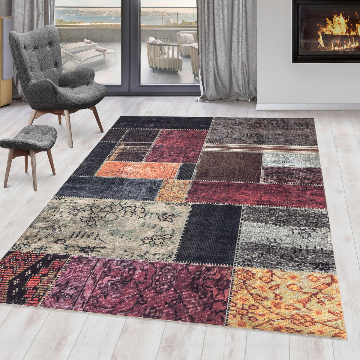 Ayyildiz Teppich FIESTA Multi B/L: ca. 160x230 cm FIESTA - Multi (160,00/230,00cm) - Ayyildiz