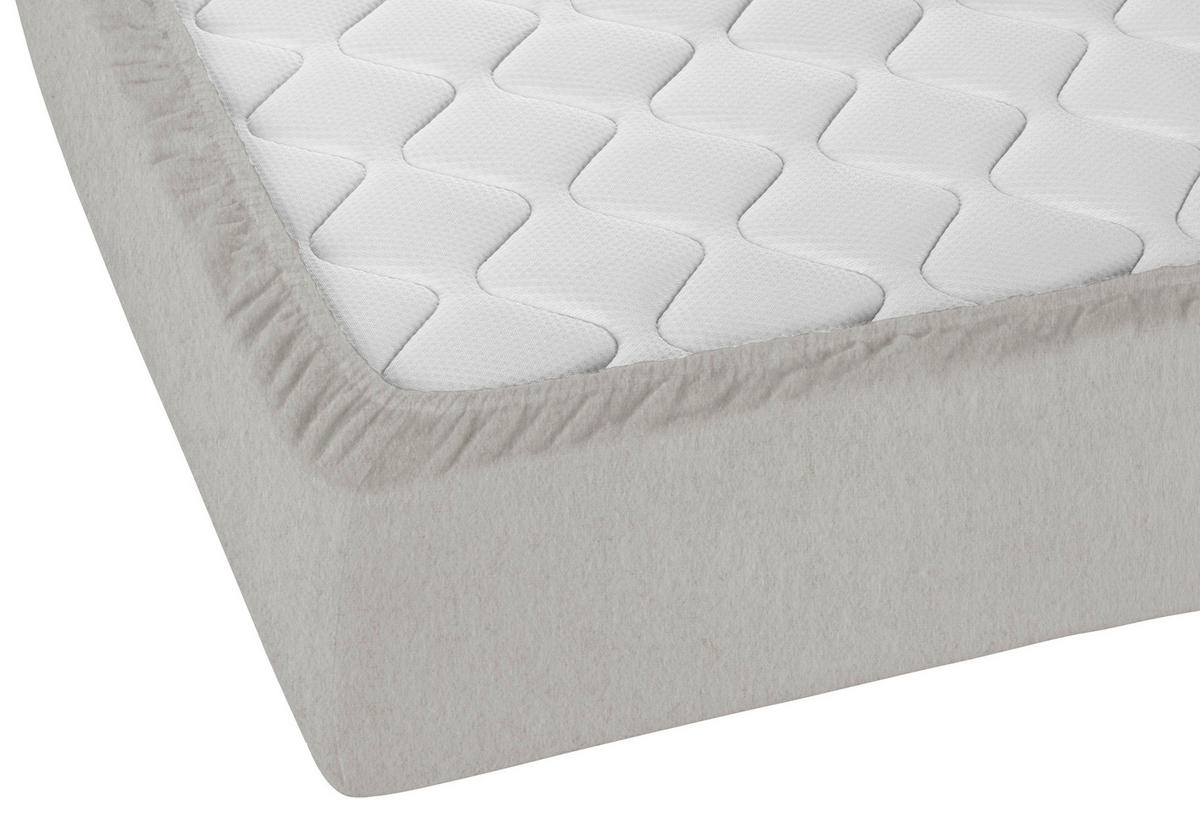 Spannbetttuch Flanell Spannbetttuch_Flanell 140-160x200 - grau (140,00/200,00cm)