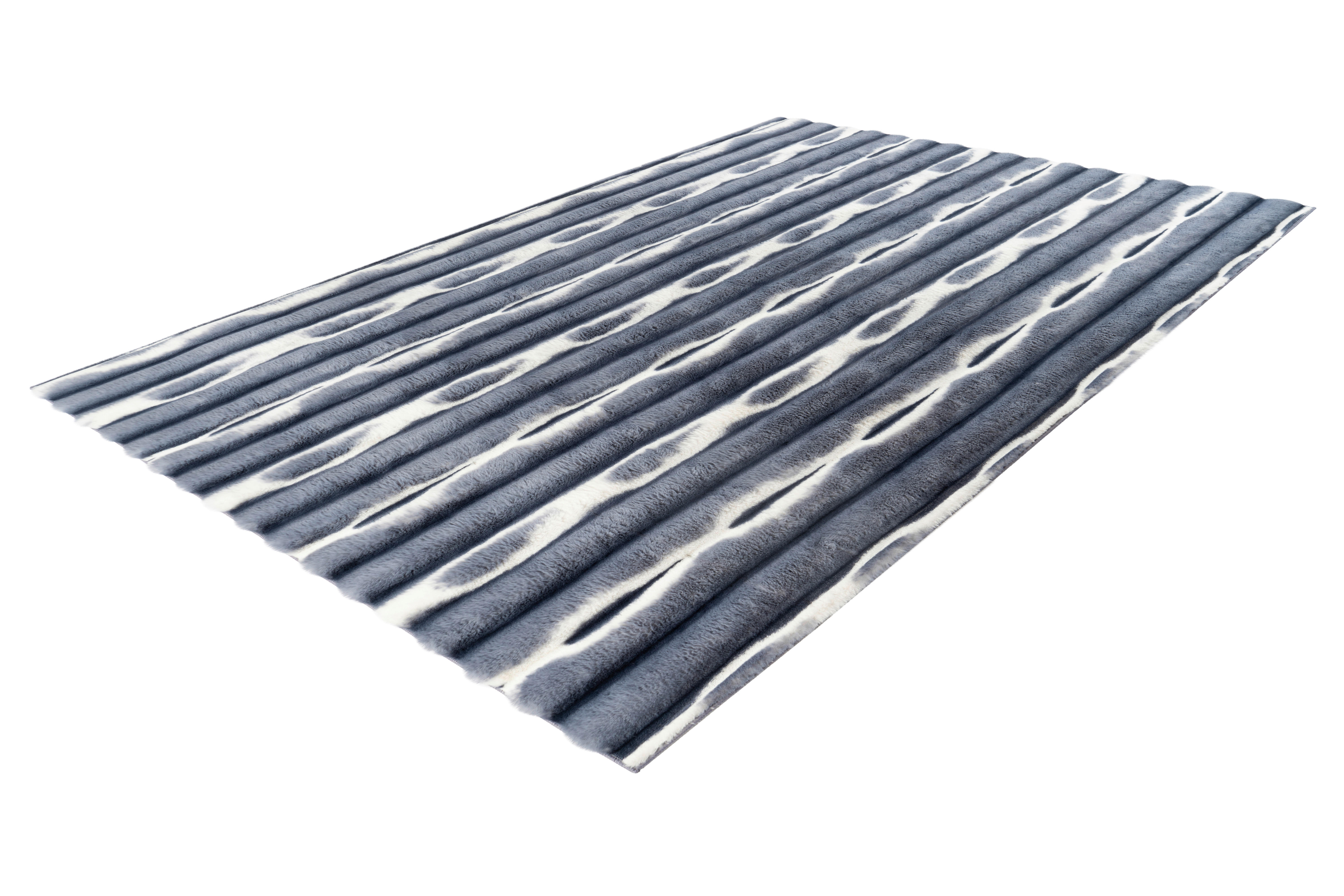 Obsession Teppich Whispering Waves blau B/L: ca. 160x230 cm Whispering Waves - blau (160,00/230,00cm) - Obsession