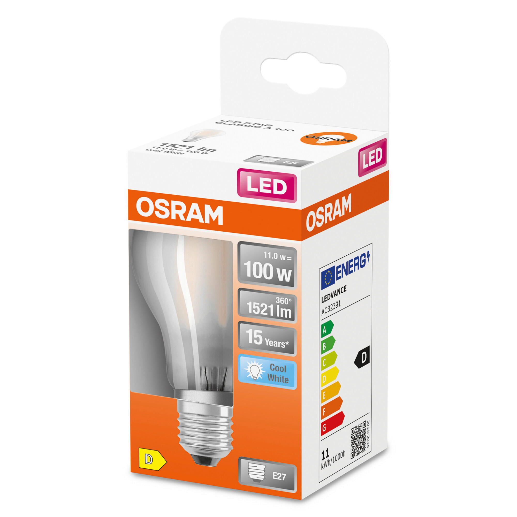 OSRAM Tropfenlampe E27 LED-Tropfenlampe_Osram E27 - klar (6,00cm) - OSRAM
