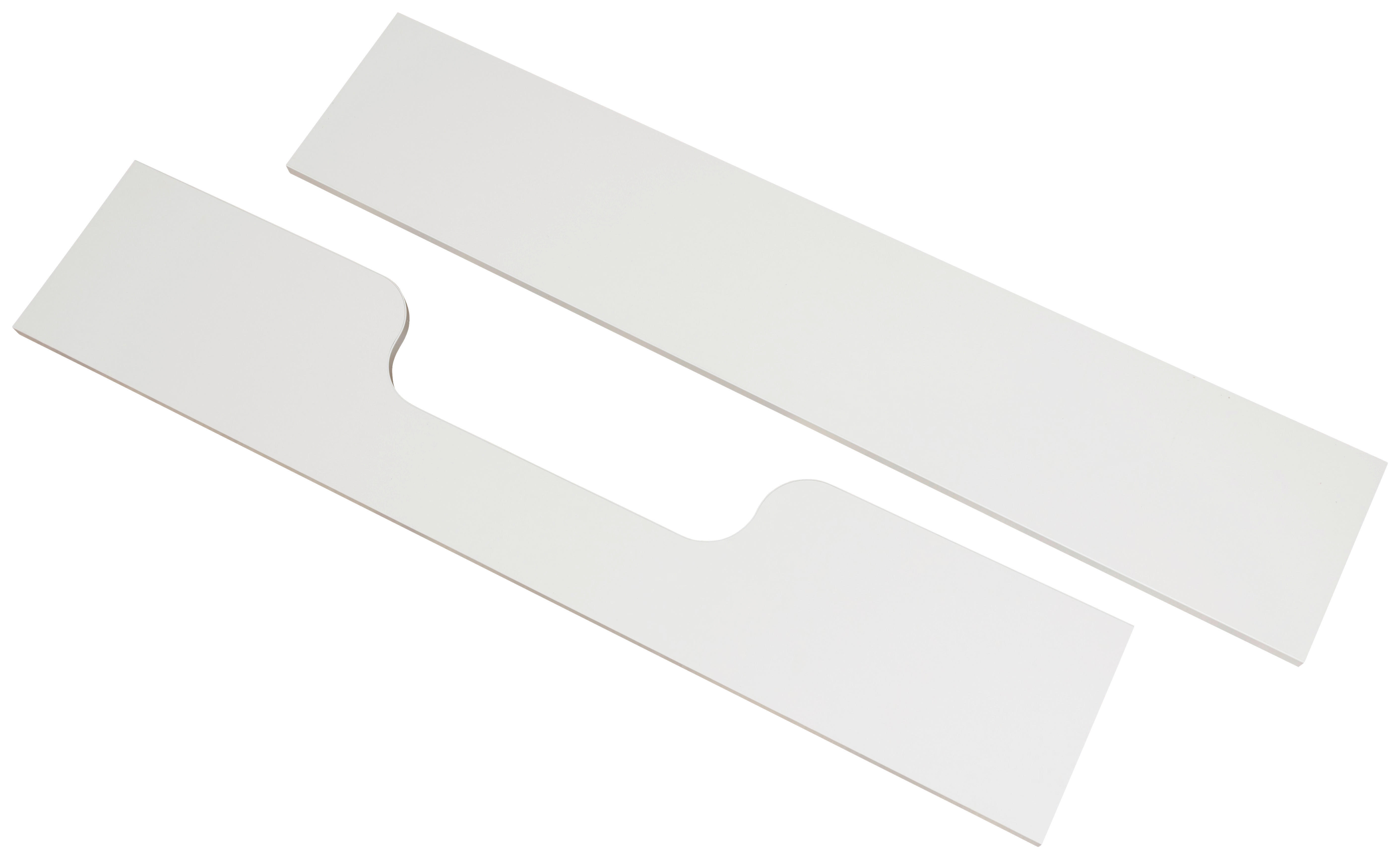 Bettseite Mats weiß B/H/T: ca. 140x27x2 cm Mats - weiß (140,00/27,00/2,00cm) - Trendteam