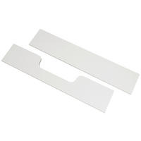 Bettseite Mats weiß B/H/T: ca. 140x27x2 cm Mats - weiß (140,00/27,00/2,00cm) - Trendteam