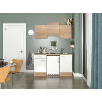 Küchenblock Samoa weiß B/H/T: ca. 151x226x60 cm Samoa - Eiche/weiß (151,00/226,00/60,00cm) - Flex-Well