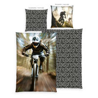 Microfaser Bettwäsche Mountainbike bunt Polyester Mountainbike - bunt - Young Collection