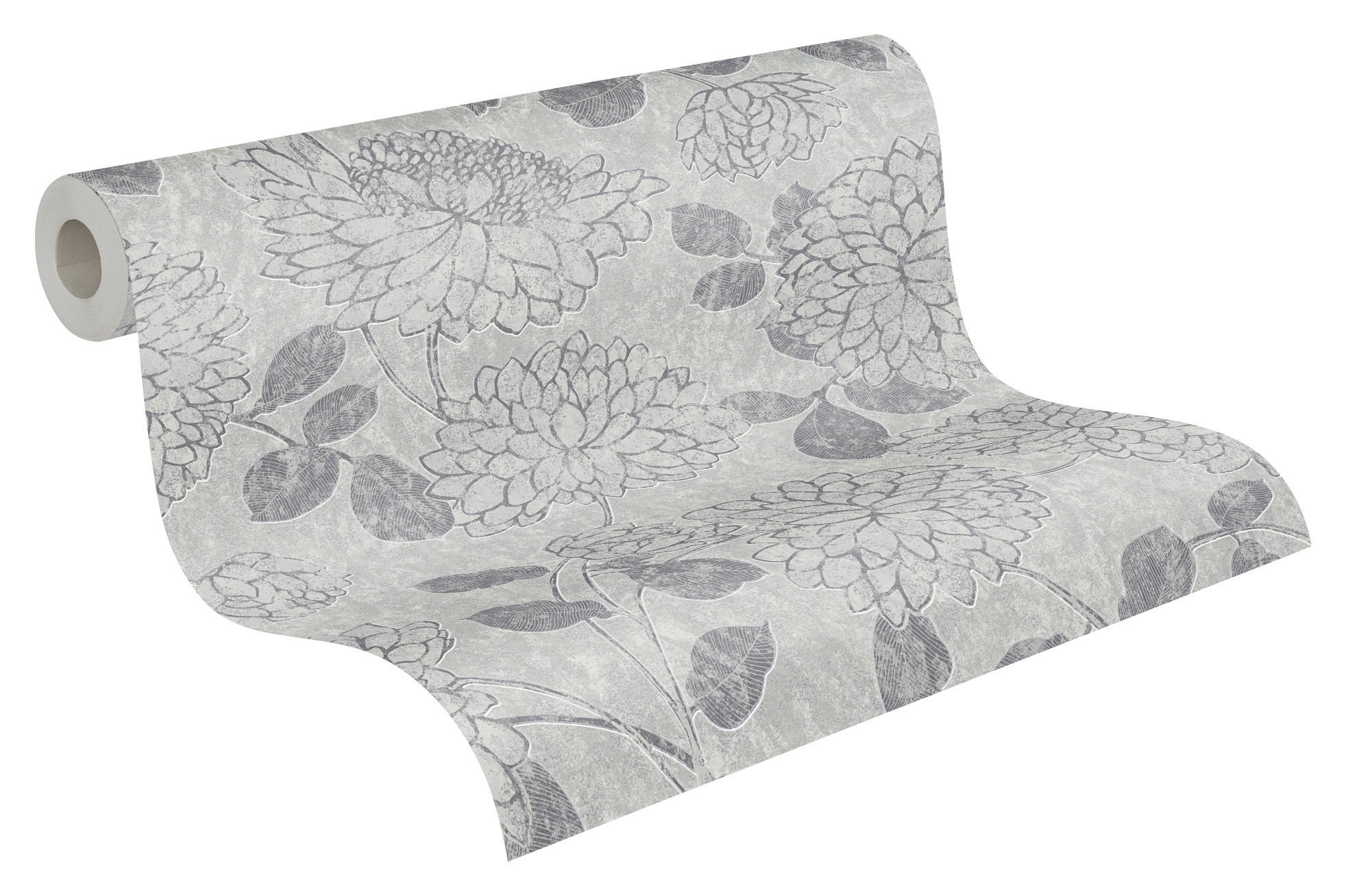A.S.Creation Vliestapete Attractive 2 Floral hellgrau B/L: ca. 53x1005 cm Attractive 2 - hellgrau (53,00/1005,00cm) - A.S.Creation