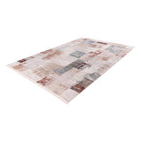 360Living Teppich Akropolis grau B/L: ca. 200x300 cm Akropolis - rosa/grau (200,00/300,00cm) - 360Living