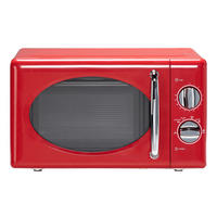 POCOline Mikrowelle 20MX30-L rot Metall B/H/T: ca. 45x26x35 cm ca. 20 l Mikrowelle_Neapel - rot (45,00/26,00/35,00cm) - POCOline