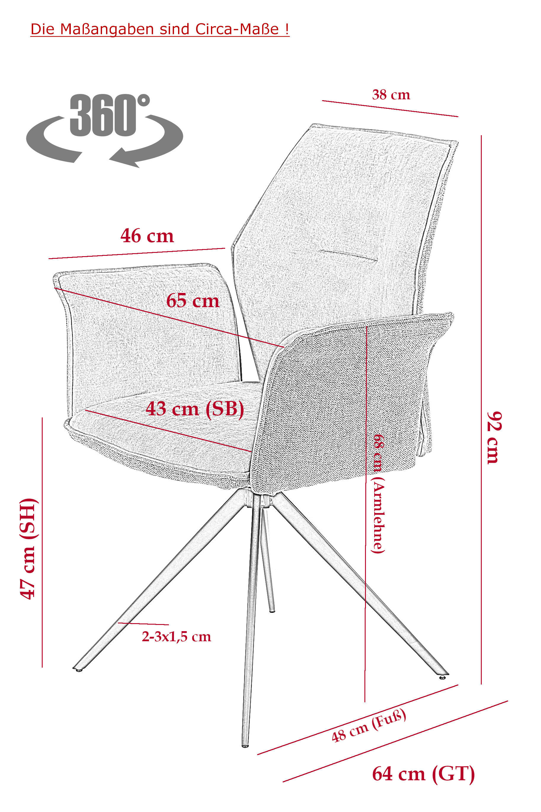 Hela Sessel SUSANNE I S grün Stoff B/H/T: ca. 65x92x64 cm SUSANNE I S - schwarz/grün (65,00/92,00/64,00cm) - Hela