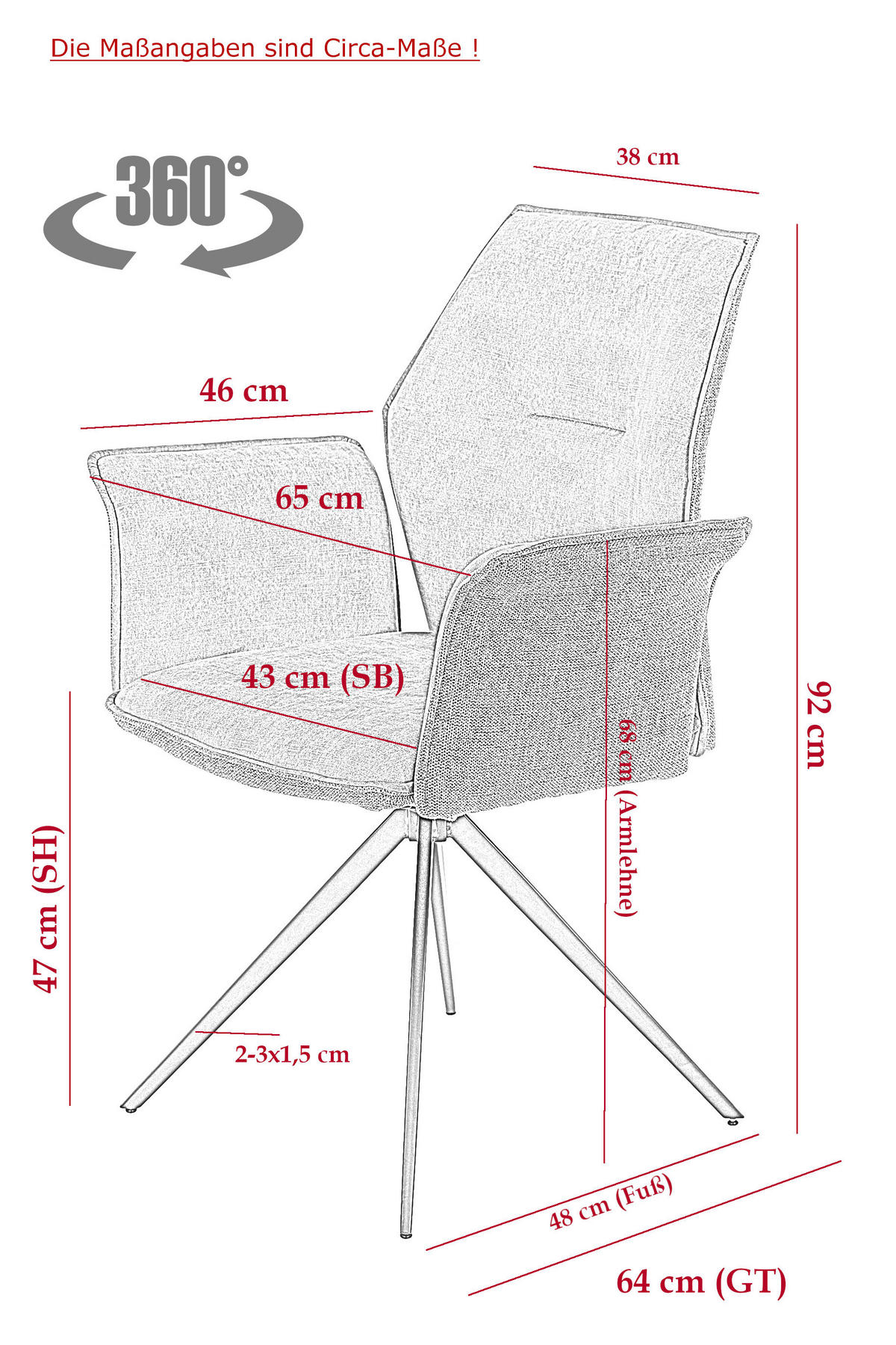 Hela Sessel SUSANNE I S grün Stoff B/H/T: ca. 65x92x64 cm SUSANNE I S - schwarz/grün (65,00/92,00/64,00cm) - Hela
