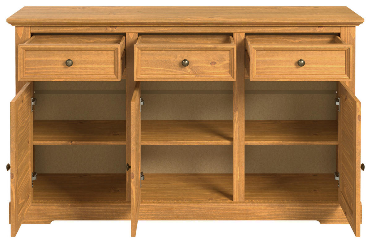 Kommode Breda honig B/H/T: ca. 154x89x42 cm Breda - honig (154,00/89,00/42,00cm)