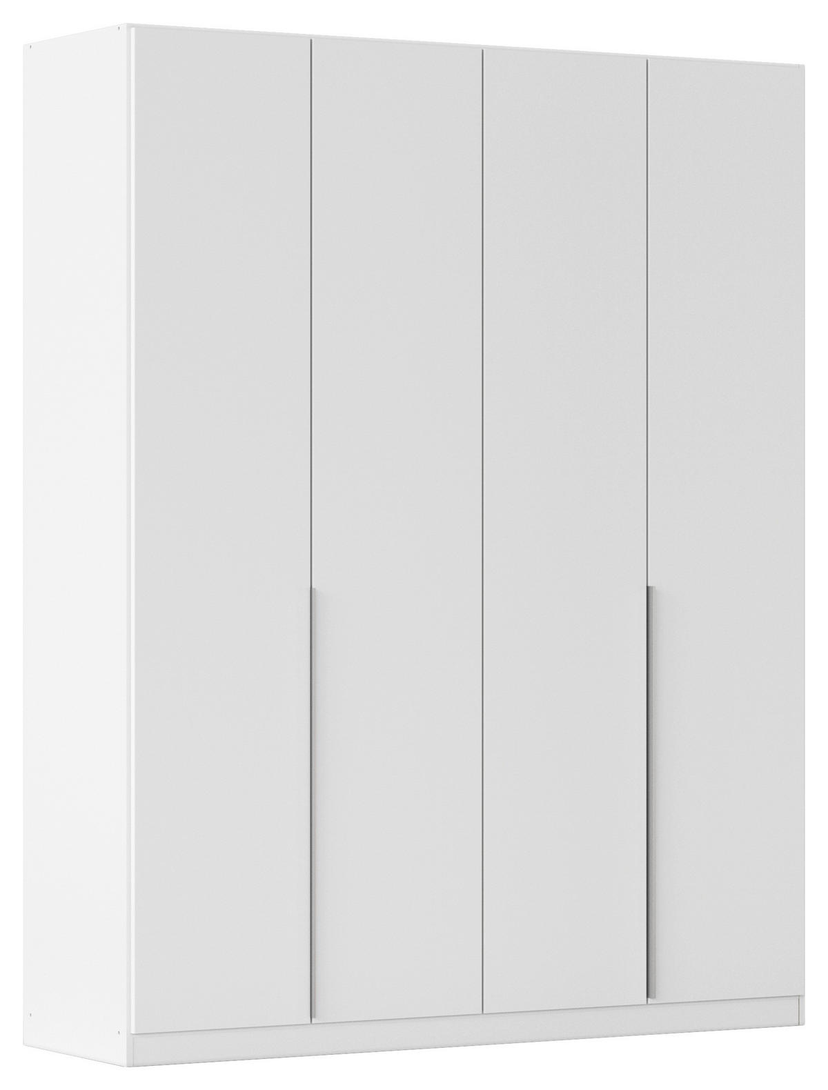 Kleiderschrank Alabama Alpinweiß B/H/T: ca. 181x229x54 cm Alabama - Alpinweiß/Alu (181,00/229,00/54,00cm)