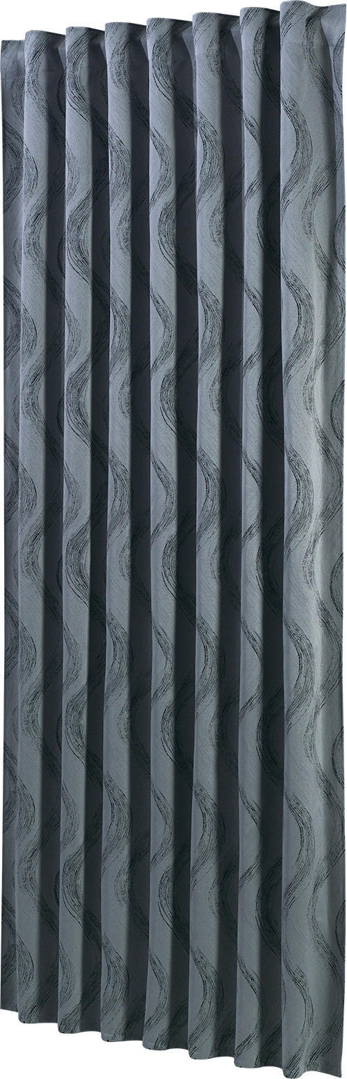 Thumbnail - Kombivorhang Britta silber B/L: ca. 140x245 cm