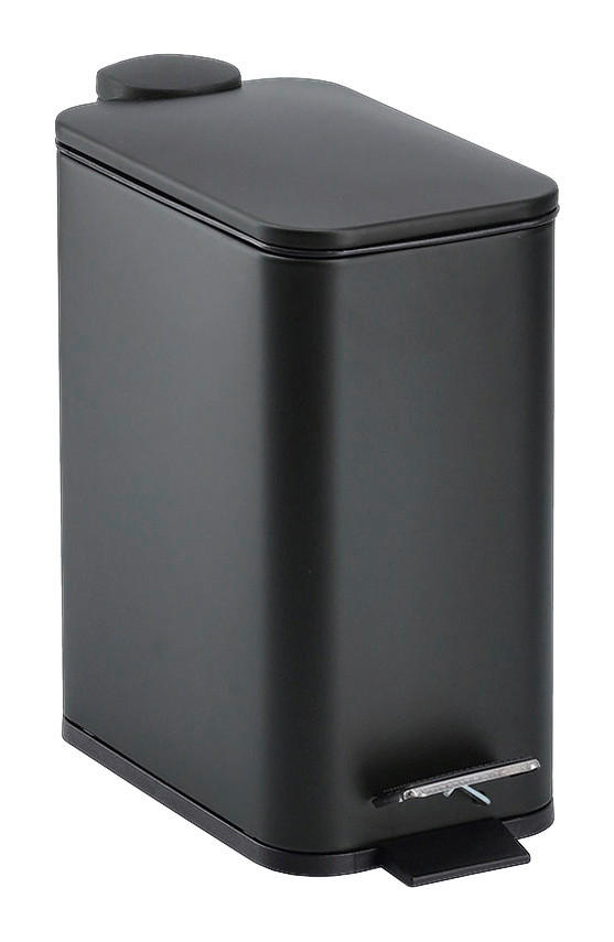 Zeller Treteimer schwarz B/H/L: ca. 14x29x28,7 cm Treteimer 5L - schwarz (28,70/14,00/29,00cm) - Zeller