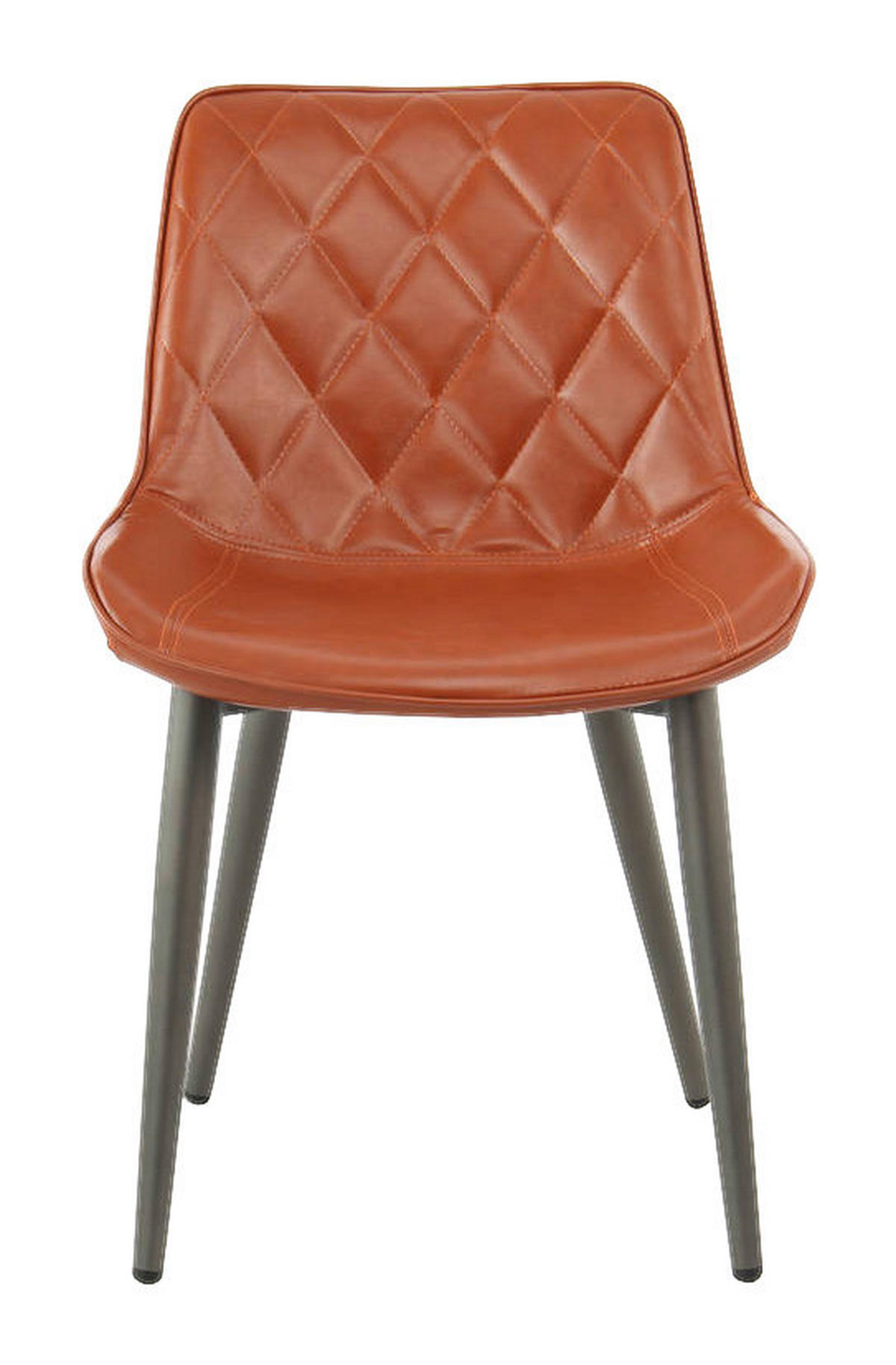 Stuhl Cecil 100 2er kaffee Kunstleder B/H/T: ca. 51x80x57 cm Cecil 100 2er - schwarz/kaffee (51,00/80,00/57,00cm) - 360 Living