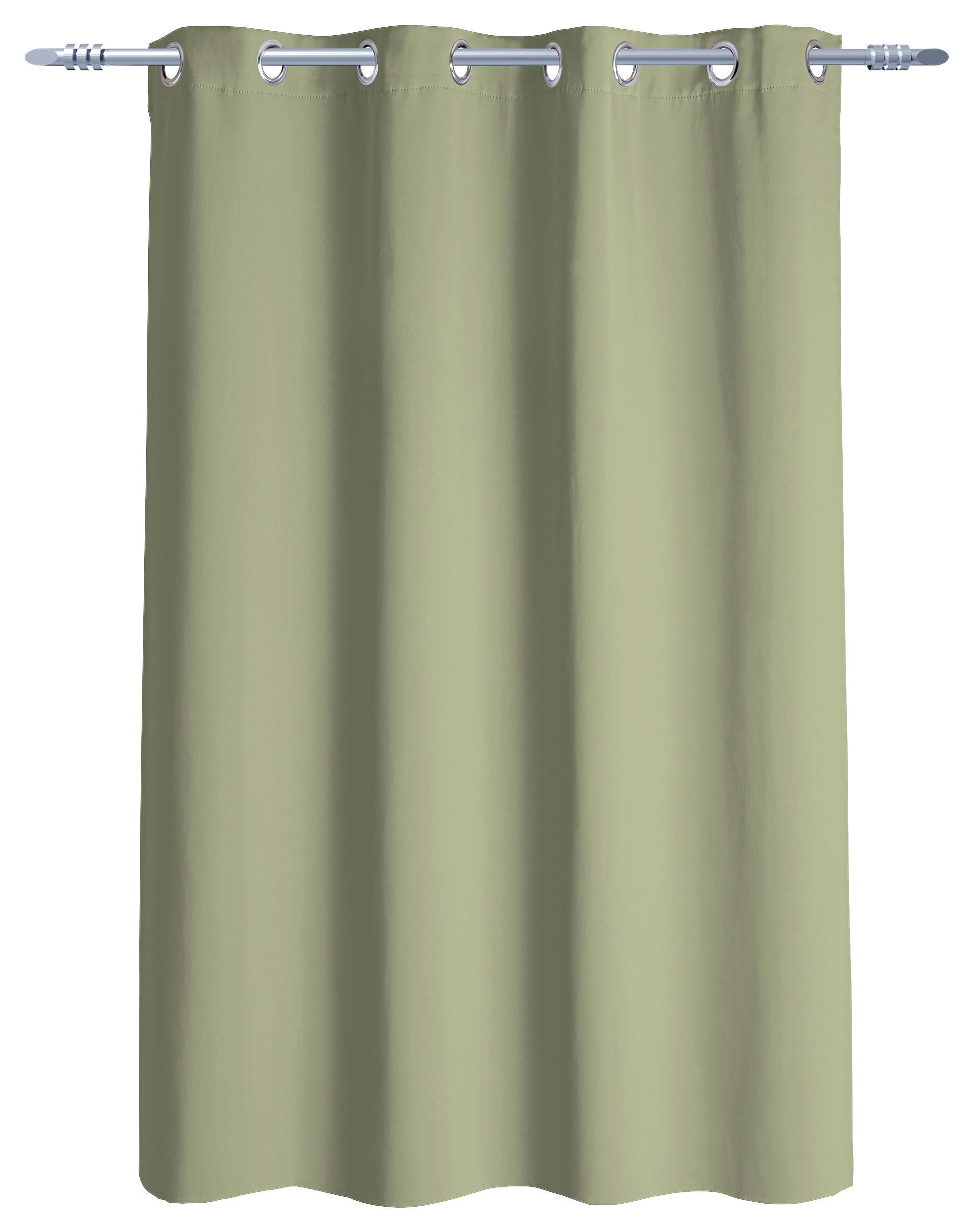 Ösenvorhang Verona grün B/L: ca. 140x145 cm Verona - grün (140,00/145,00cm)