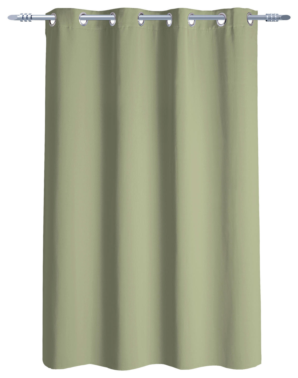 Ösenvorhang Verona grün B/L: ca. 140x145 cm Verona - grün (140,00/145,00cm)