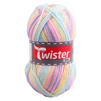 Handstrickgarn Twister Baby pastell L: ca. 21000 cm Twister Baby - color/pastell (21000,00cm) - Twister