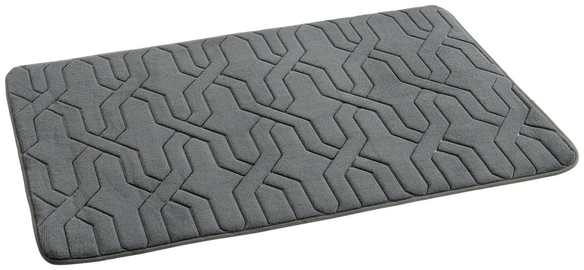 Badematte Badematte_Gitter 60x100cm anthrazit - anthrazit (60,00/100,00cm) - POCOline