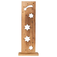 Näve Leuchten LED-Dekoleuchte natur Holz B/H/T: ca. 11x60x21,5 cm LED-Holz-Dekoleuchte STERNE - natur (11,00/60,00/21,50cm) - Näve Leuchten