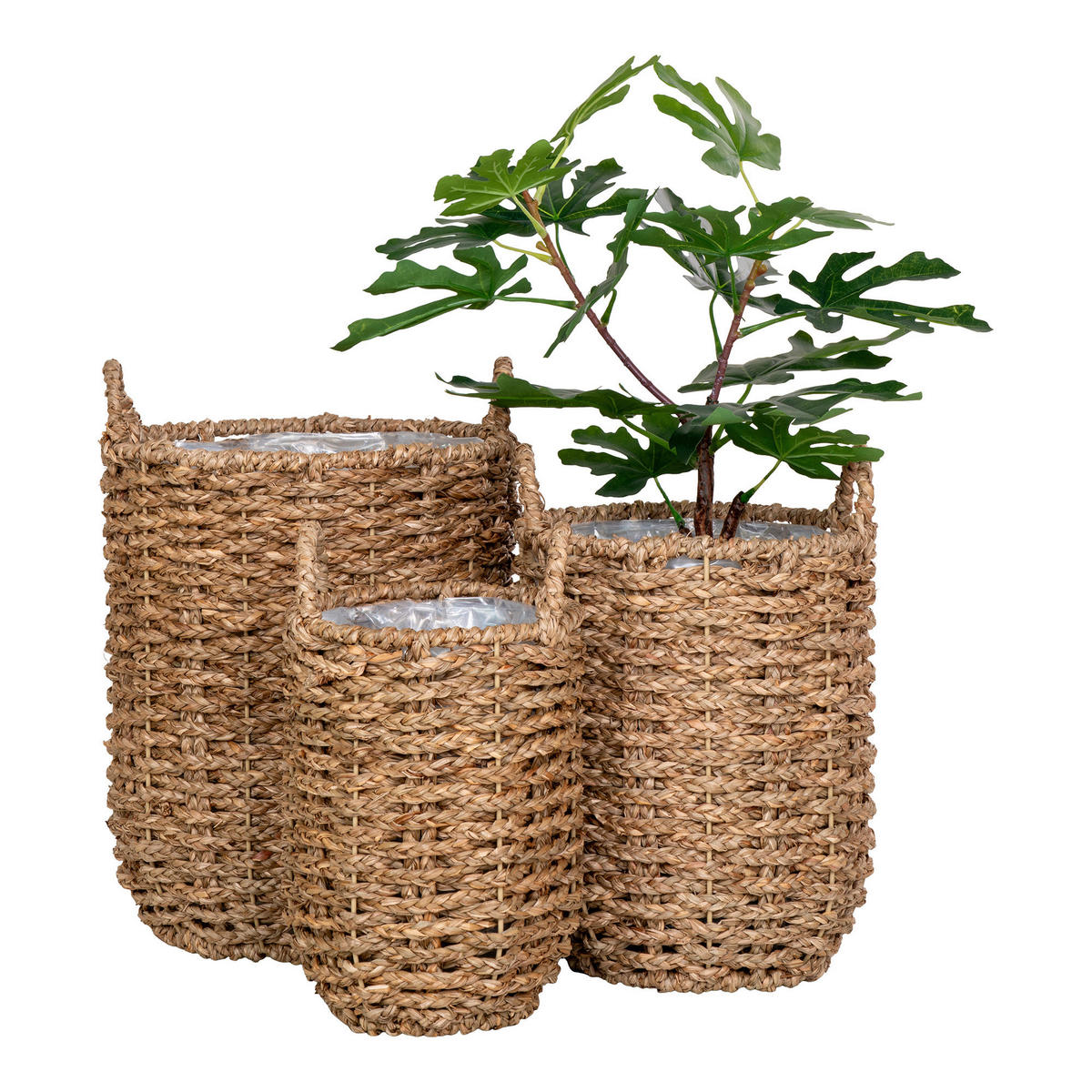 Aufbewahrungskorb 3er Set Hue Hue - natur