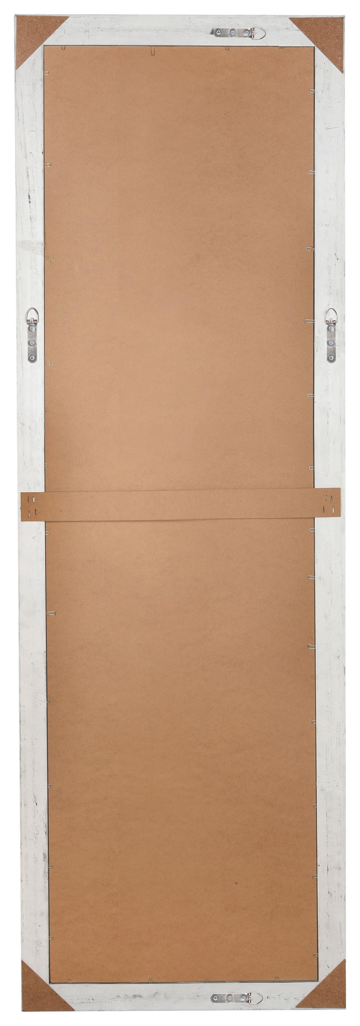 Mirrors&More Rahmenspiegel TANJA weiß B/H/T: ca. 50x150x3,5 cm TANJA - weiß (50,00/150,00/3,50cm) - Mirrors&More