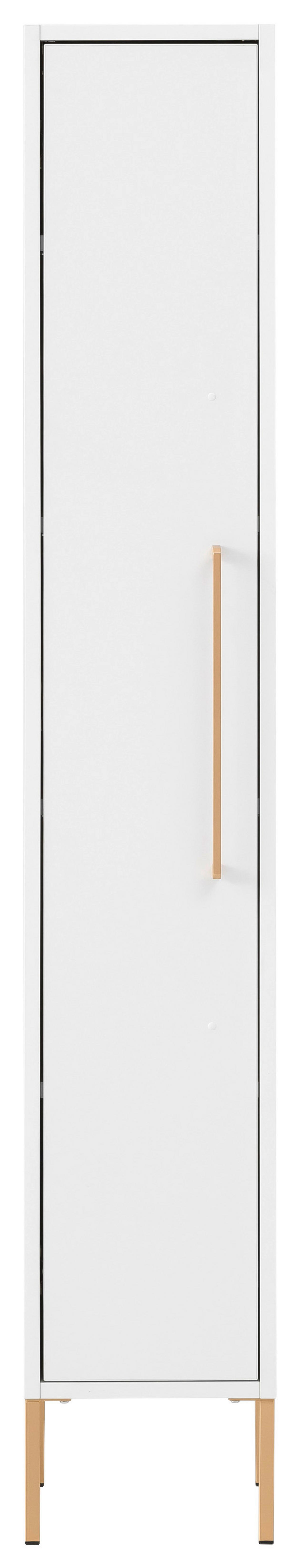 Midischrank Sarah weiß B/H/T: ca. 25x154,7x30 cm Sarah - weiß (25,00/154,70/30,00cm) - Möbelpartner
