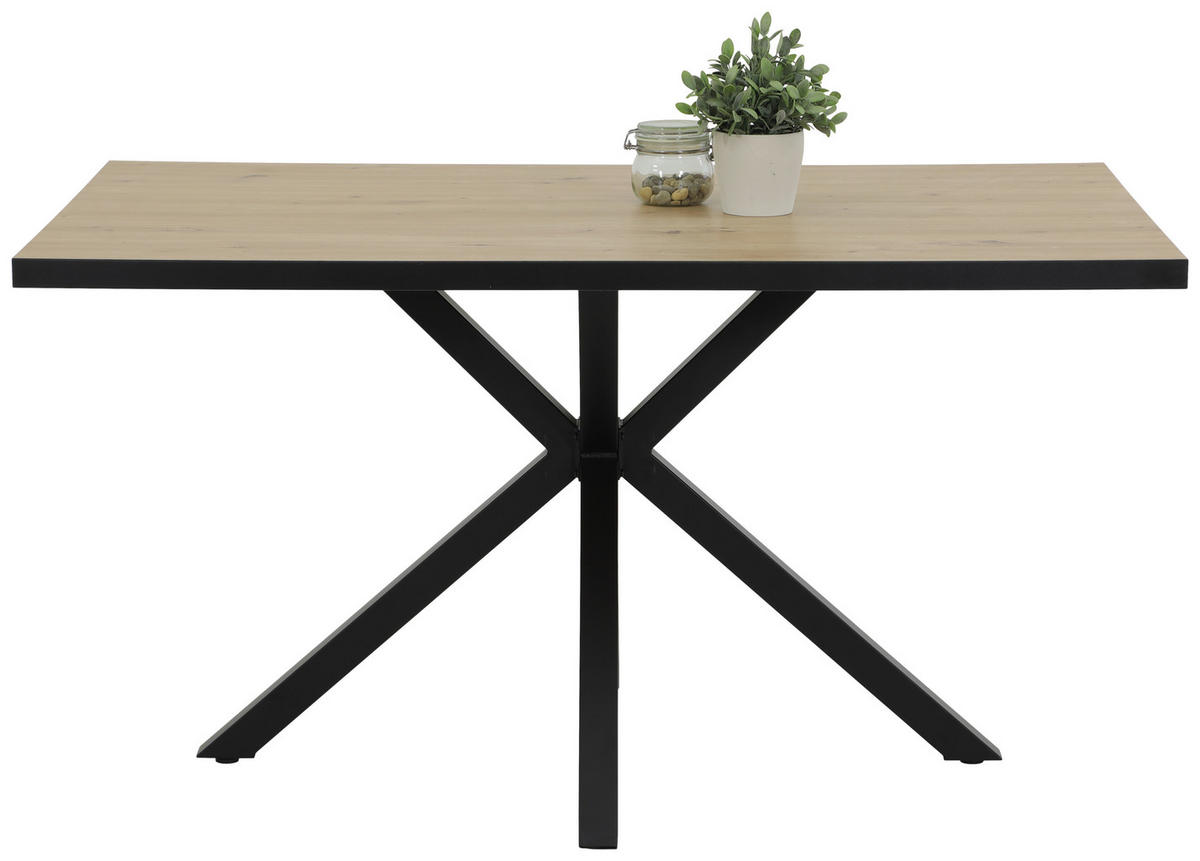 Essgruppe Cleo III Eiche Holzwerkstoff B/H/T: ca. 140x76x90 cm Cleo III - Eiche (140,00/76,00/90,00cm) - Hela