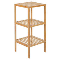 Bambusregal natur Bambus B/H/T: ca. 36x79x36 cm Holzregal 3 Böden natur - natur (36,00/79,00/36,00cm) - Axentia