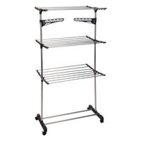 Wäschetrockner silber Wäschetrockner_mit_3_Ablagen - silber (80,00/165,00/57,00cm)