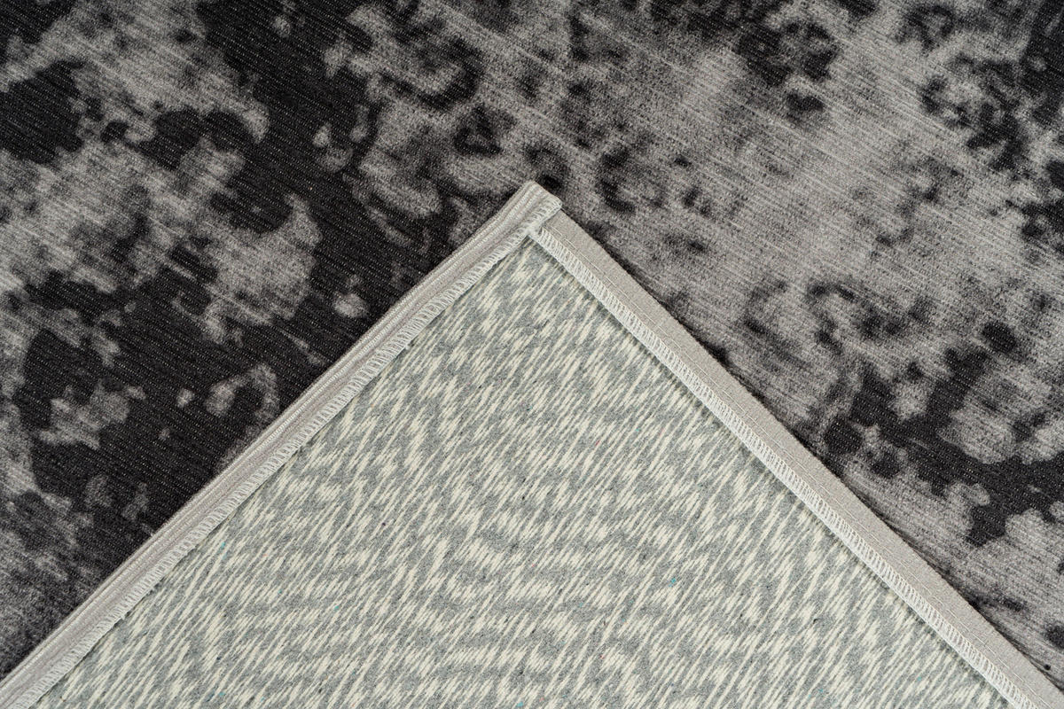 360Living Teppich Vintage grau B/L: ca. 140x200 cm Vintage - grau (140,00/200,00cm) - 360Living