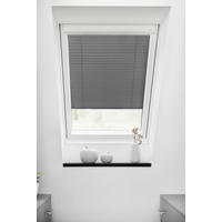 Dachfensterplissee grau B/L: ca. 36,3x60 cm Plissee_für_Dachfenster_Haftfix - grau (36,30/60,00cm) - LICHTBLICK