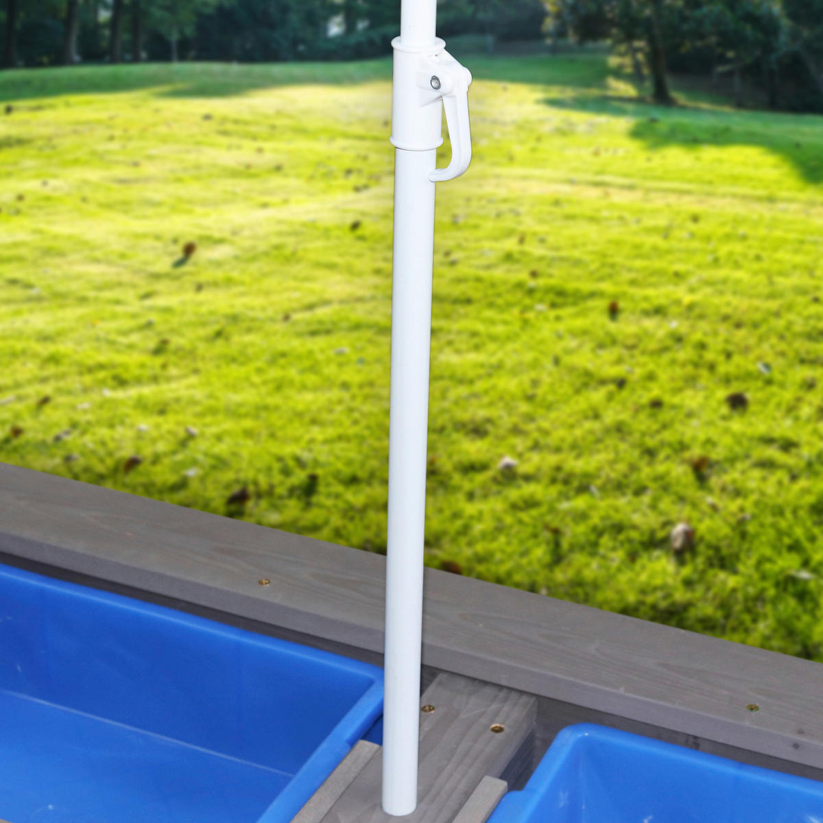 AXI Sand & Wassertisch Nick anthrazit B/H/L: ca. 98x49x95 cm Nick - blau/anthrazit (95,00/98,00/49,00cm) - AXI