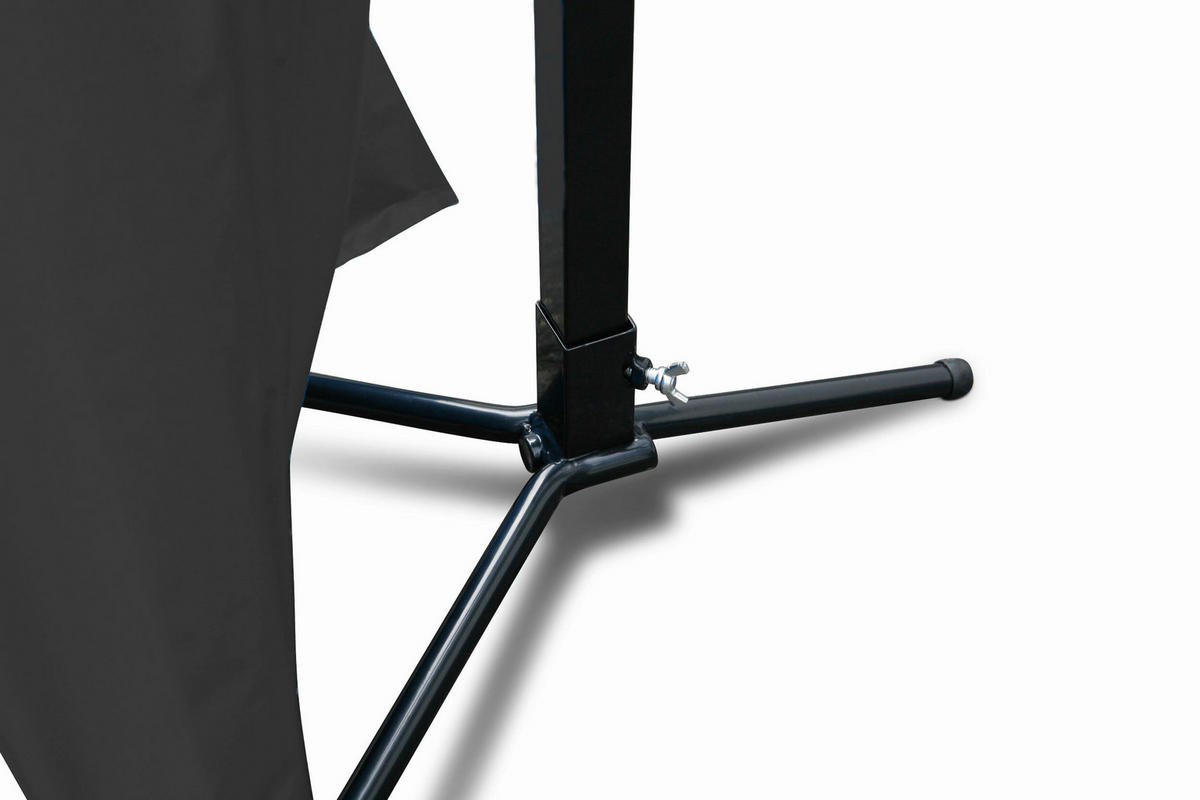 Grasekamp Müllsackständer B/H/L: ca. 38x90x38 cm Müllsackständer - schwarz (38,00/38,00/90,00cm) - Grasekamp
