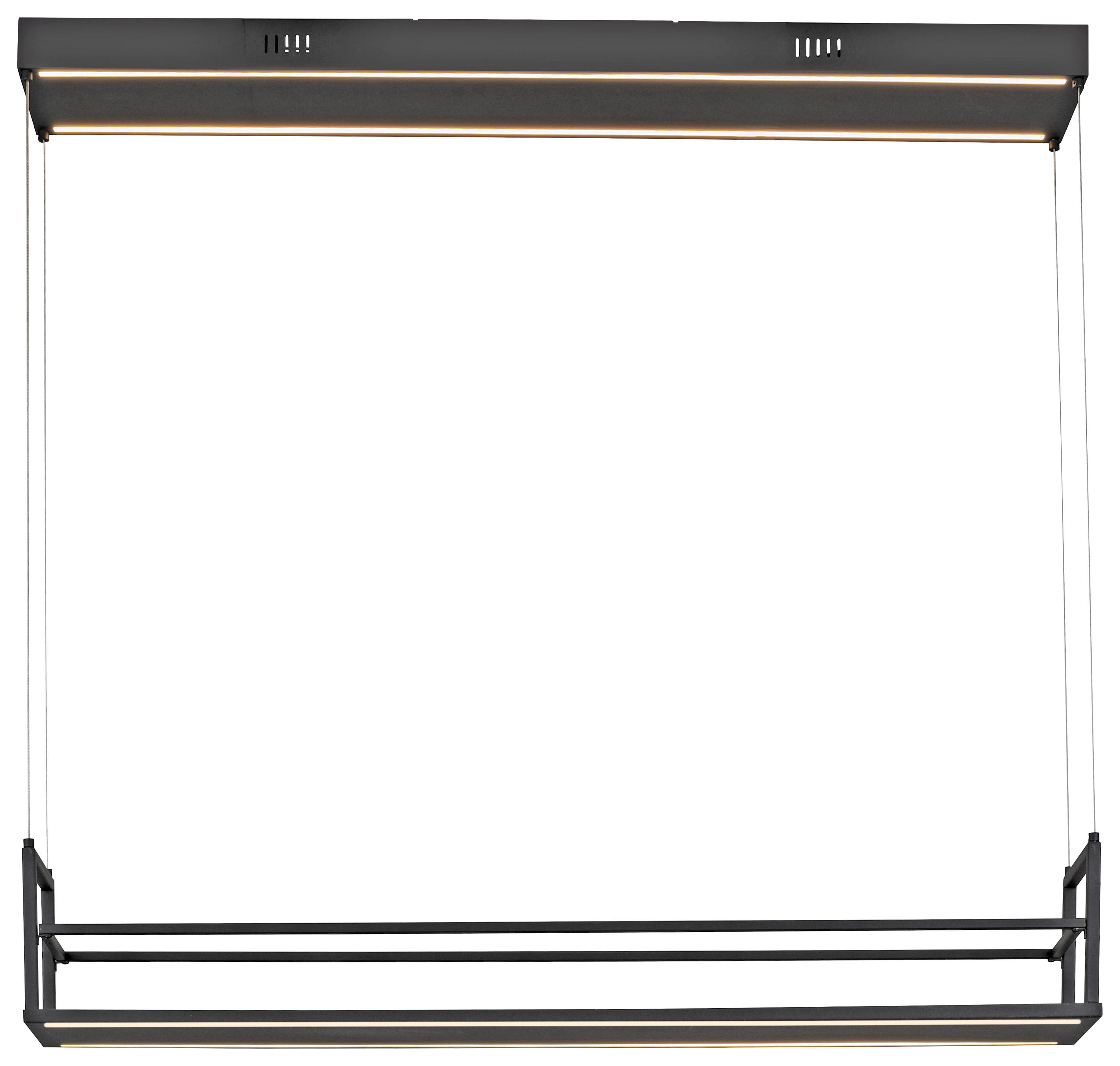 Just Light LED-Pendelleuchte schwarz B/H/L: ca. 17,1x120x103,6 cm LED-Pendelleuchte_Sontura - schwarz (103,60/17,10/120,00cm) - Just Light