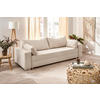 Schlafsofa Turin natur B/H/T: ca. 240x74x95 cm Turin - natur/Chrom (240,00/74,00/95,00cm)