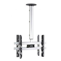 VCM Deckenhalterung Deckenhalterung schwarz silber Deckenhalterung CM4 Mini Double - schwarz/silber - VCM