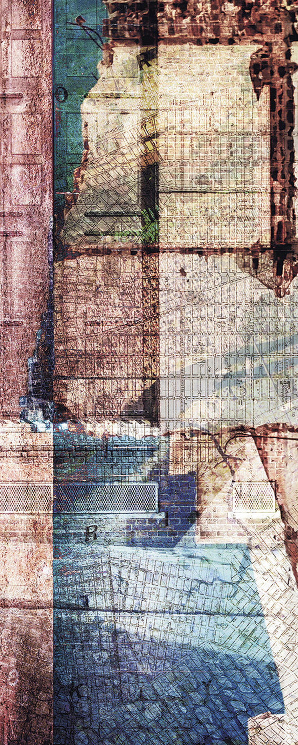 Komar Fototapete Urban Art Panel B/L: ca. 100x250 cm Urban Art Panel - (100,00/250,00cm) - Komar