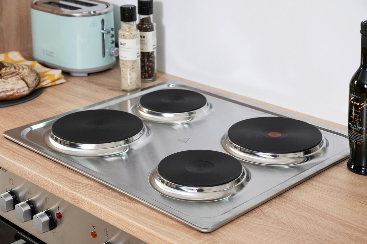 Respekta Winkelküche Economy grau matt B/H/T: ca. 310x200x172 cm Economy - Eiche/grau (310,00/200,00/172,00cm) - Respekta