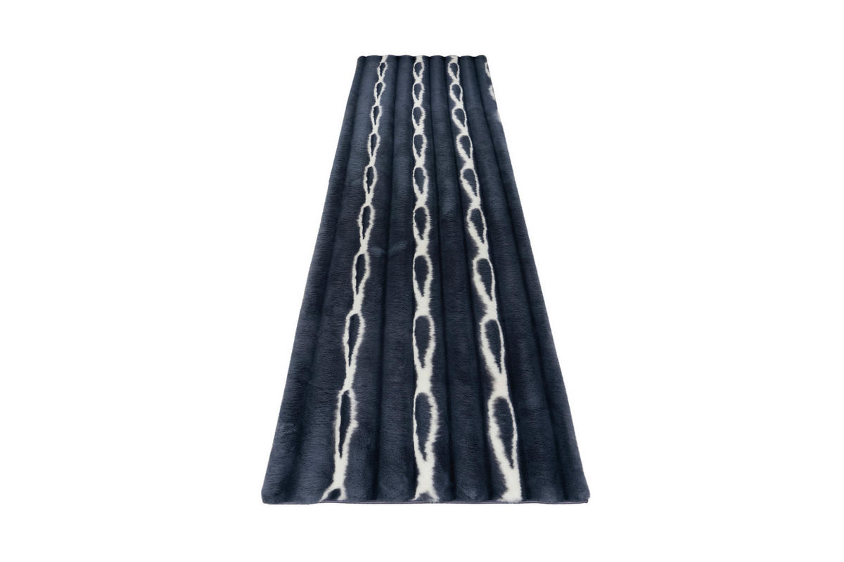 Obsession Teppich Whispering Waves blau B/L: ca. 80x300 cm Whispering Waves - blau (80,00/300,00cm) - Obsession