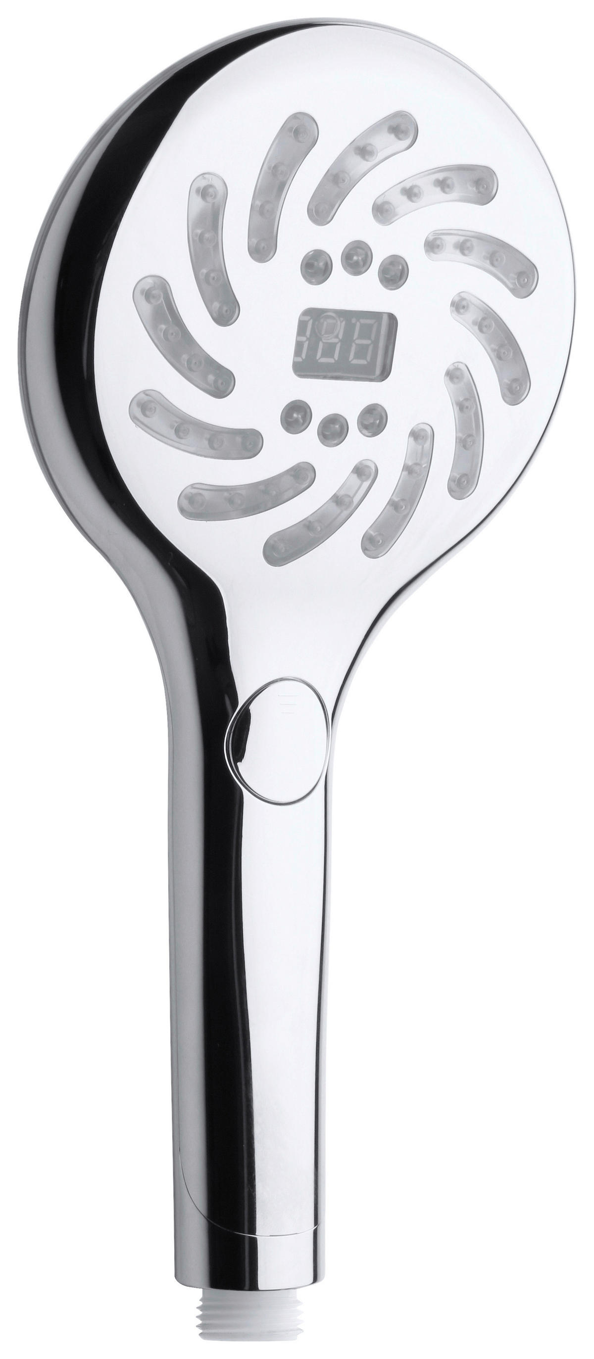 Handbrause Chrom B/H/T: ca. 13x28x3,5 cm LED-Handbrause - Chrom (13,00/28,00/3,50cm) - DUSCHWELL