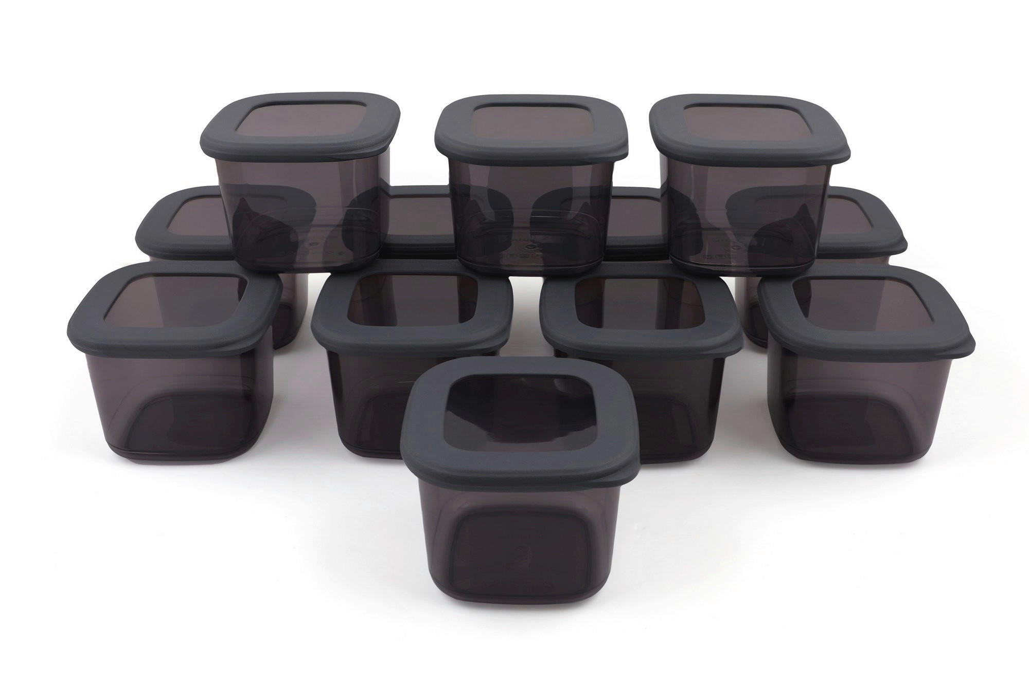 HermiaConcept Frischhaltebox-Set Pandora anthrazit Pandora - anthrazit - HermiaConcept